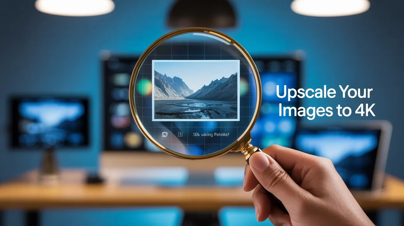 Upscaled image preview